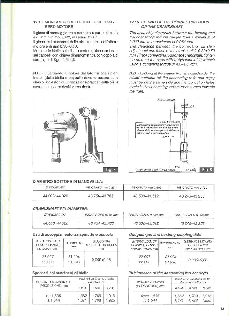 1993 to 1994 Moto Guzzi Strada 1000 Service Manual