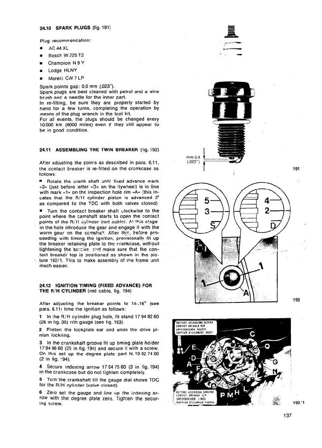 1974 to 1984 Moto Guzzi 850 T3 Service Manual