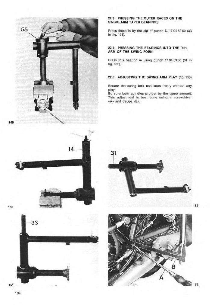 1982 to 1986 Moto Guzzi California II 1000 Service Manual