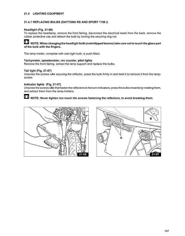 1996 to 1999 Moto Guzzi Sport 1100 Injection Service Manual