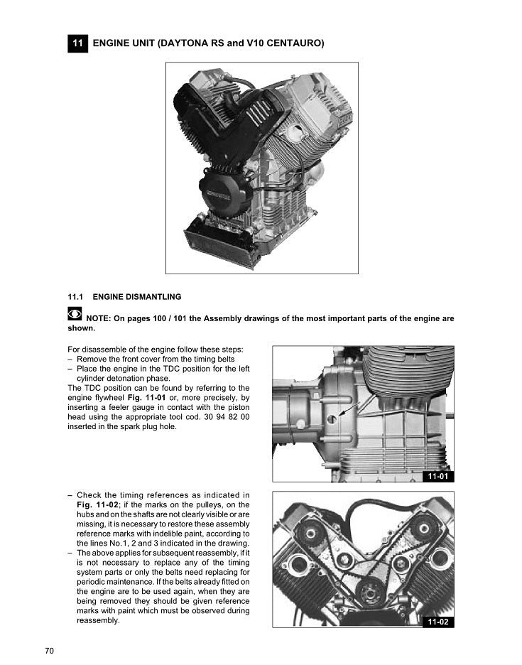 1996 to 1999 Moto Guzzi Sport 1100 Injection Service Manual