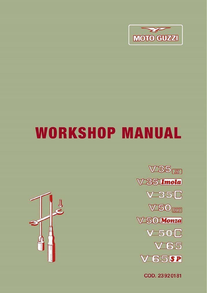 1982 to 1985 Moto Guzzi V65 650 Service Manual