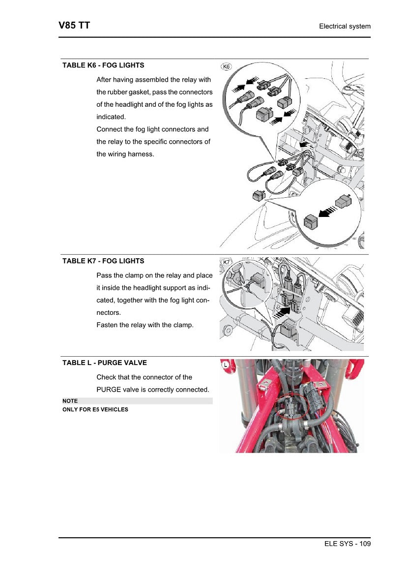 2019-2021 Moto Guzzi V85 TT Service Manual