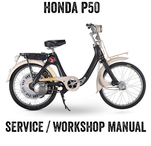 1966-1968 Honda P25 P50 Little Honda Scooter Handbuch