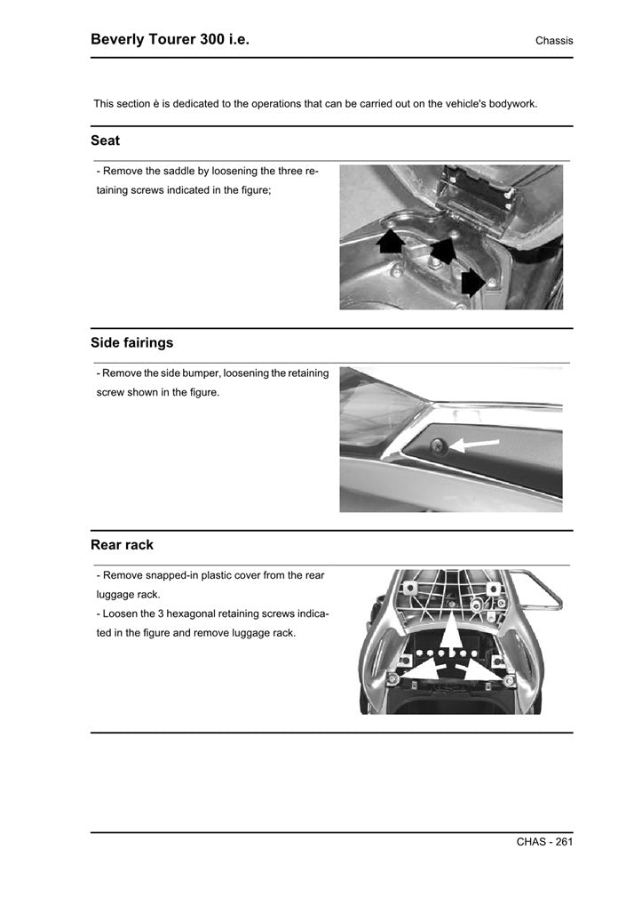 2006-2012 Aprilia SportCity One 125 Manual de servicio de scooter