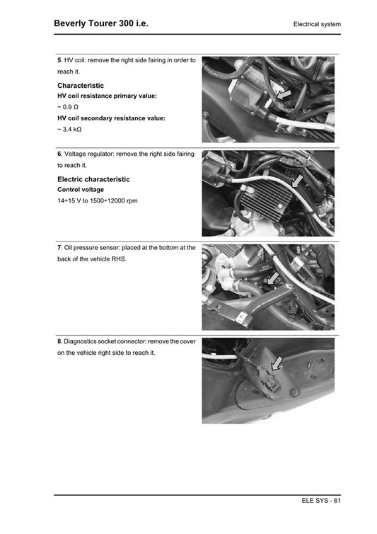 2008on Piaggio Beverly 300 i.e. Tourer Scooter Service Manual