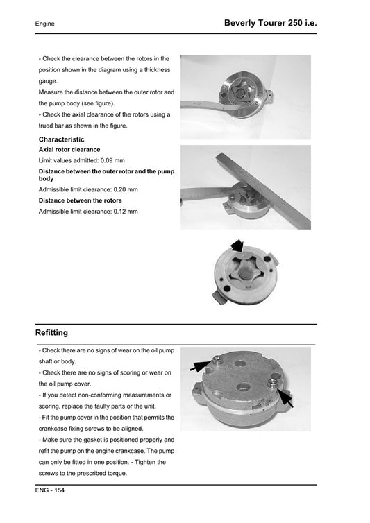 2006-2012 Aprilia SportCity One 125 Manual de servicio de scooter