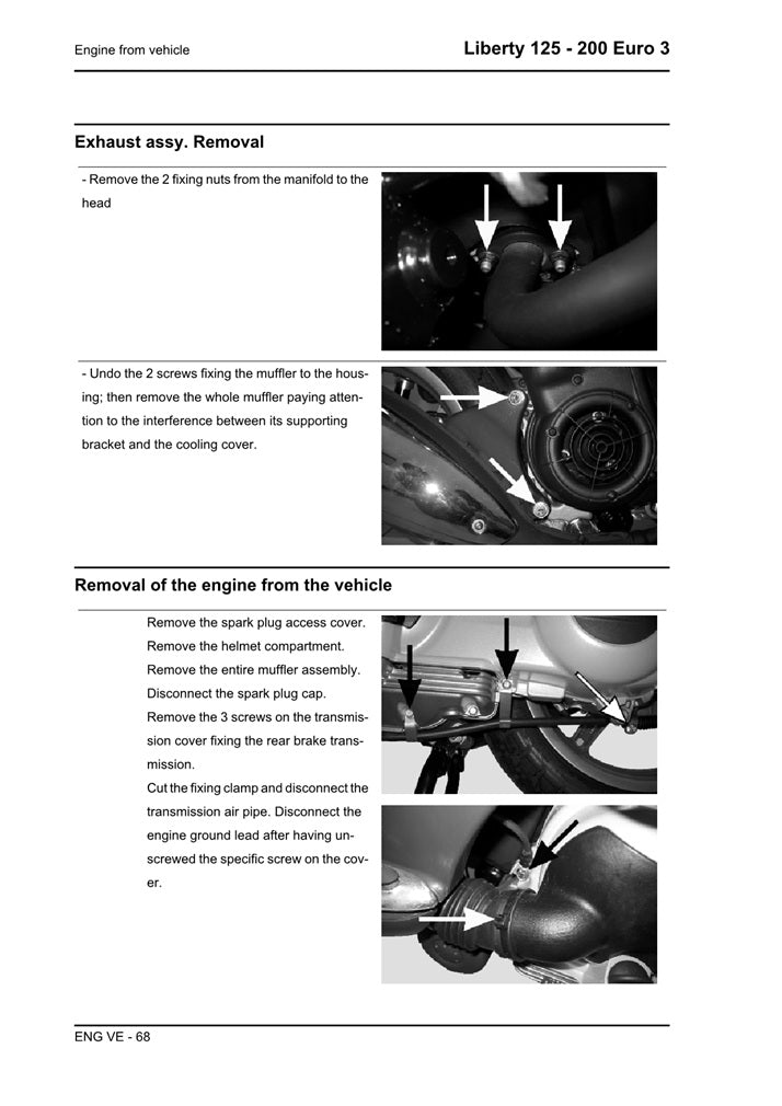 2006-2015 Piaggio Liberty 125 4t Euro3 Scooter Service Manual