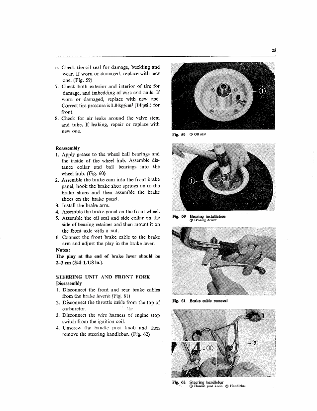 1970-1975 Honda QA50 Sports Moped Scooter Manual