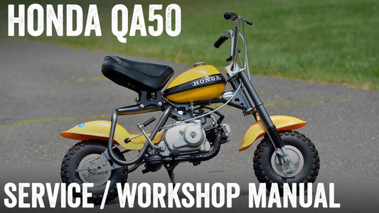 1970-1975 Honda QA50 Sports Moped Scooter Handbuch