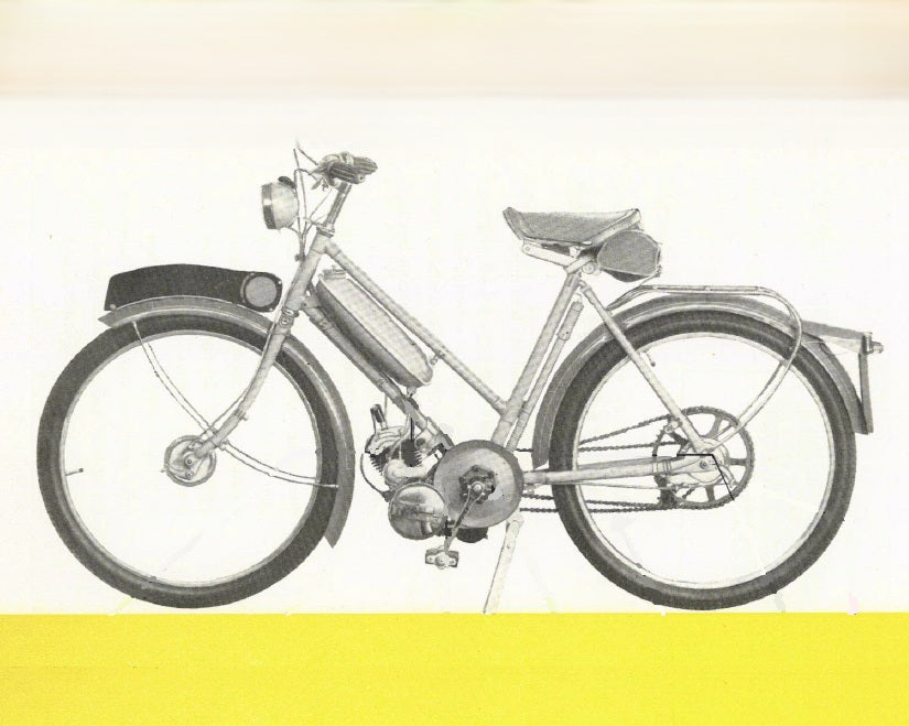 1958-1959 Raleigh RM1 Moped Scooter Manual