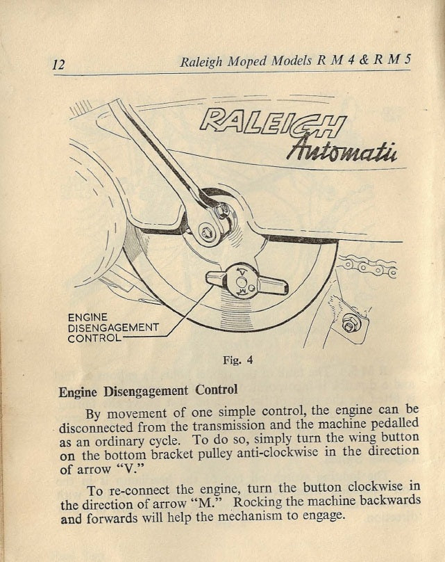 1969-1977 Honda PS50 Manual de scooter ciclomotor deportivo