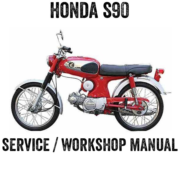 1964-1975 Honda S90 Service-/Werkstatt-/Reparaturhandbuch