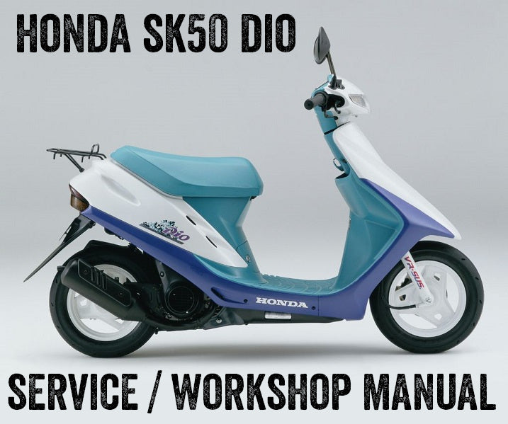 Manual de scooter Honda SK50 Dio 1992-2001