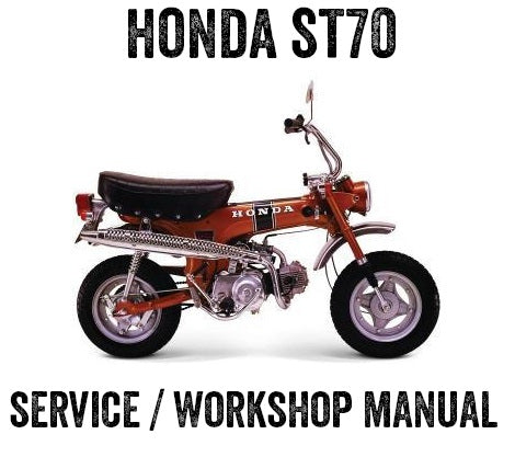 1969-1982 Honda ST70 Dax Scooter Manual