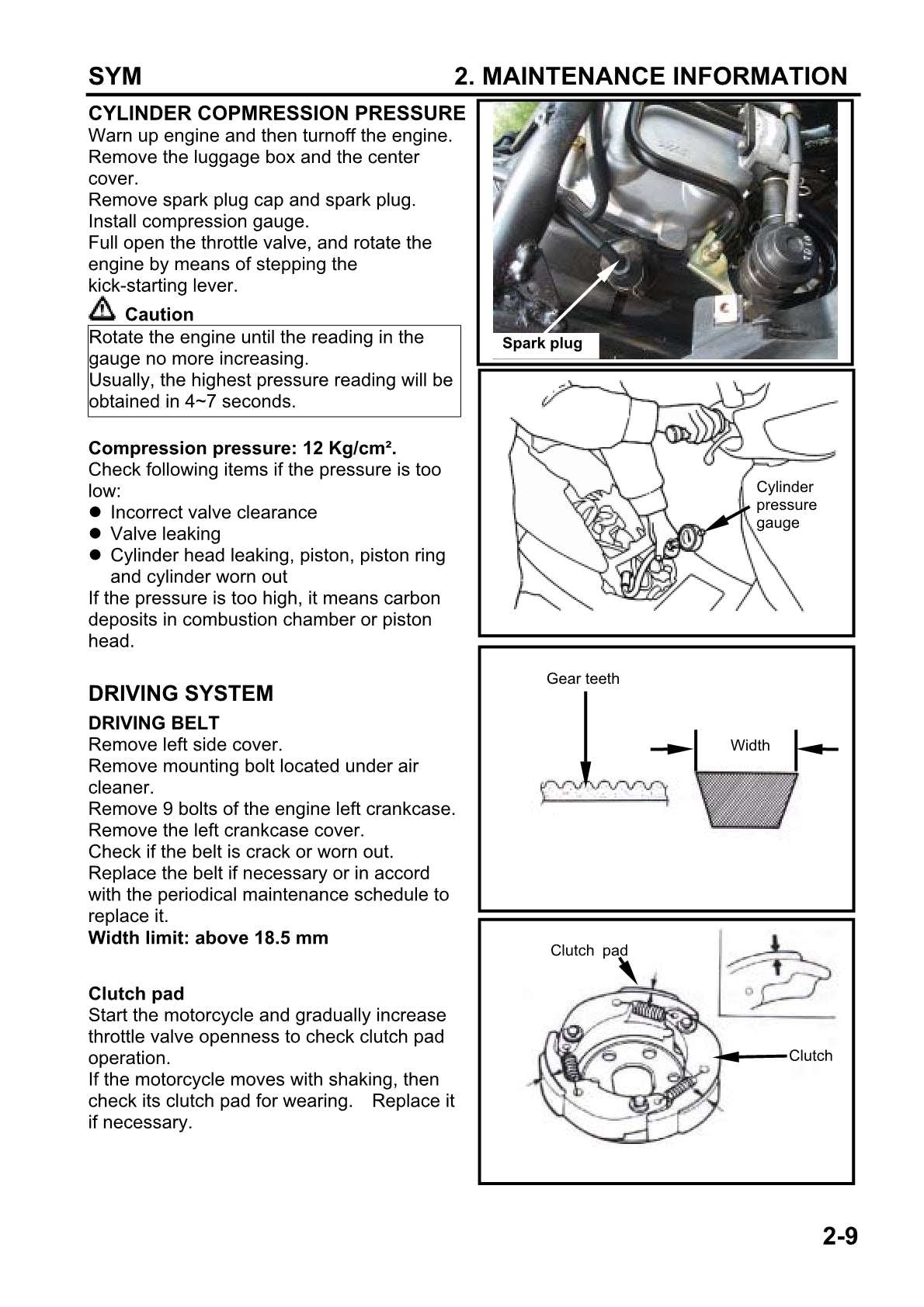 2006-2017 SYM Orbit 50 50cc 4stroke Service Manual