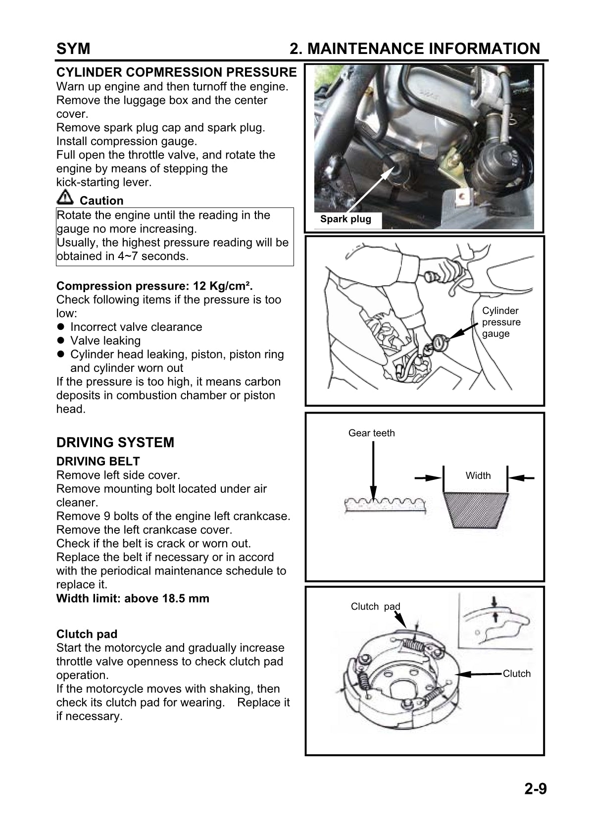 2006-2017 SYM Orbit 50 50cc 4stroke Service Manual