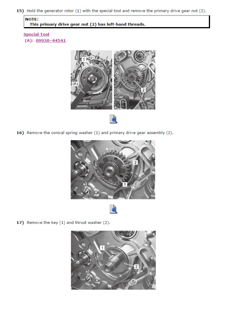 2014-2019 Suzuki DL1000XT V-Strom Service Manual