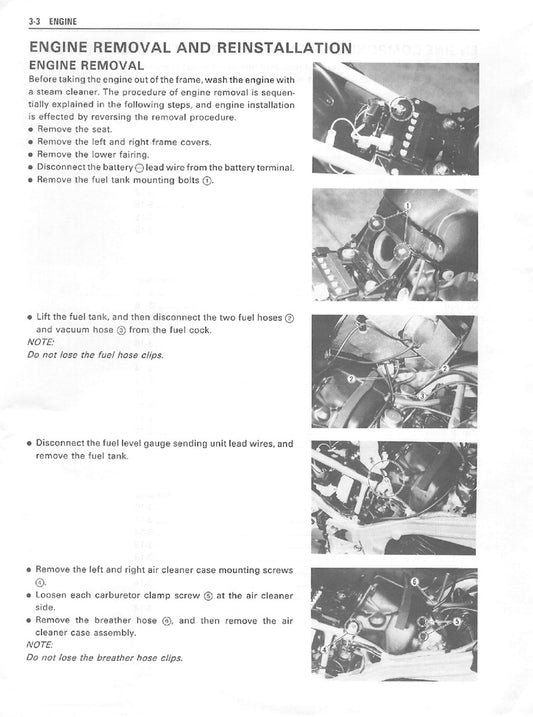 1988-1990 Suzuki GSX1100F Katana Manual