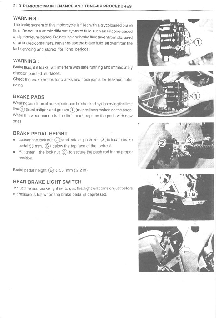 1992-1999 Suzuki RG150 RG150E RG150ES Service Manual