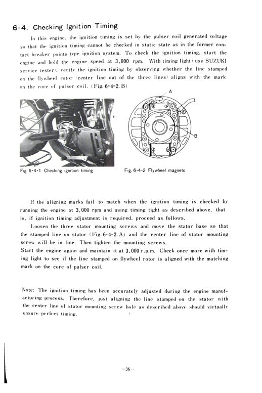 1971-1975 Suzuki TM400 TM 400 Cyclone Service Manual