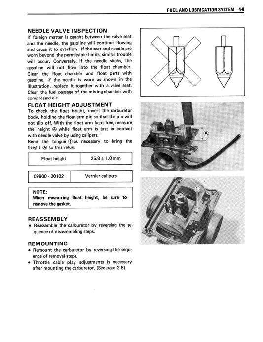 1989-1996 TS200R TS 200 Manual de servicio