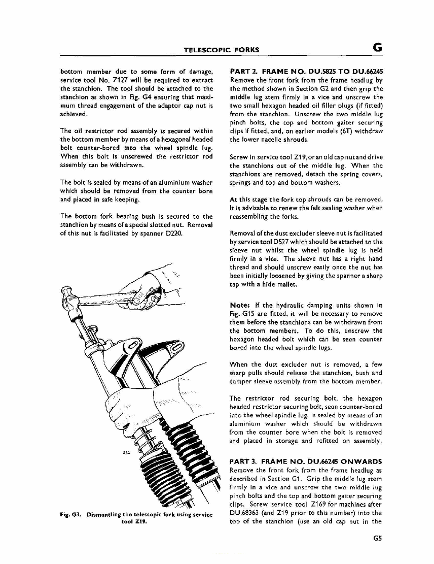1963-1970 Triumph Bonneville T120TT 650 Service Manual