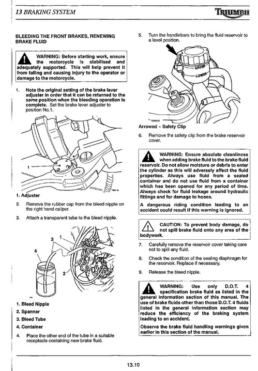 2002-2005 Triumph 955i Speed Triple Service Manual