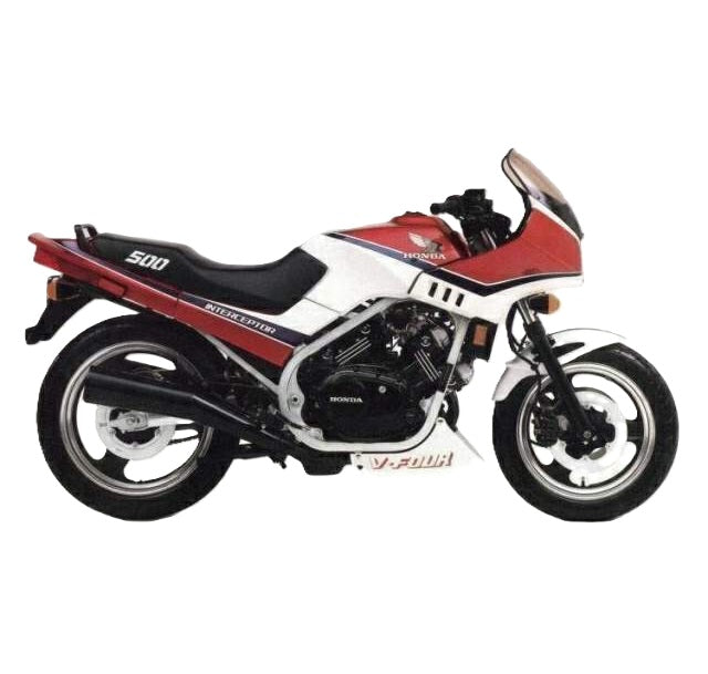 1984-1986 Honda VF500F VF500 F Interceptor V4 Handbuch