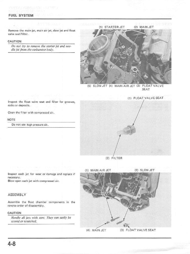 1986-1989 Honda Interceptor VFR750 VFR 750 RC24 V4 Service Manual