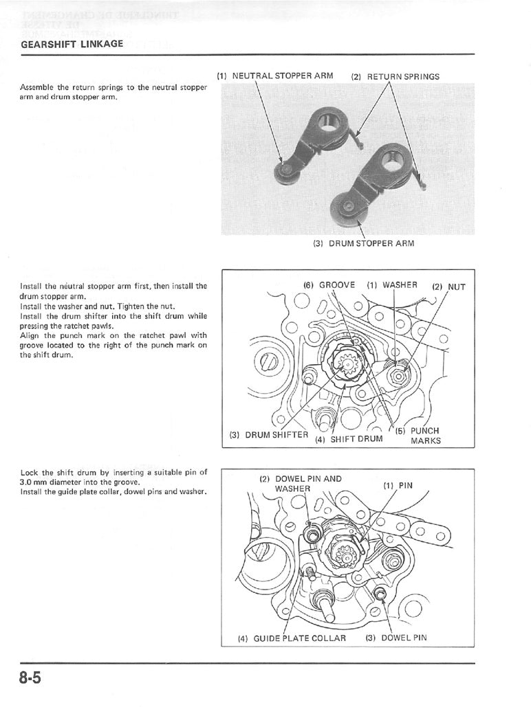 1986-1989 Honda Interceptor VFR750 VFR 750 RC24 V4 Service Manual