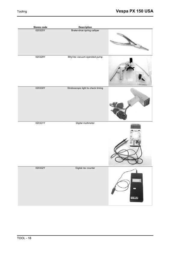1998-2008 Vespa PX 150 PX150 150cc Scooter Service Manual
