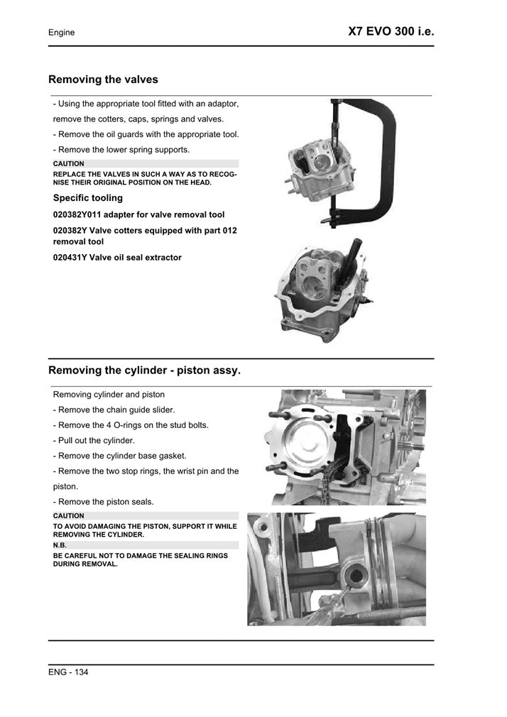 2006-2012 Aprilia SportCity One 125 Manual de servicio de scooter