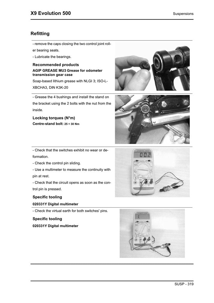 2004on Piaggio X9 Evo Evolution 500 Scooter Service Manual