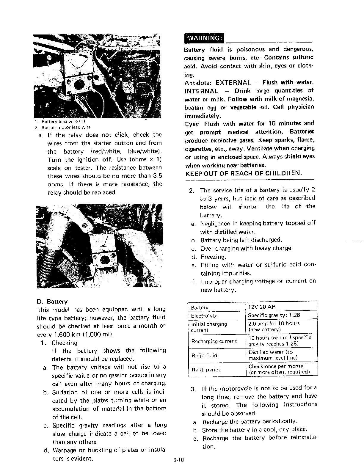 1982-1984 Yamaha XJ1100 XJ 1100 Manual de servicio