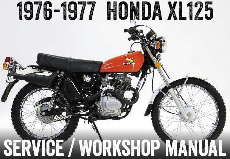 1976-1977 Honda XL125 Manual