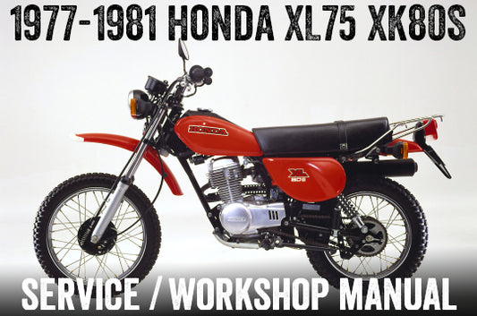 1977-1979 Honda XL75 Manual