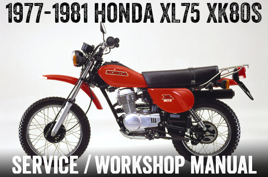 1980-1981 Honda XL80SManual