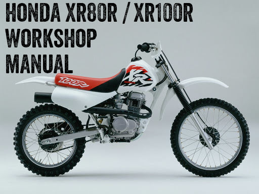 1998-2003 Honda XR80 R XR80R Manual de servicio de motocross enduro