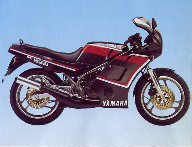 1986on Yamaha RD350F2 RD 350 LC Service Manual