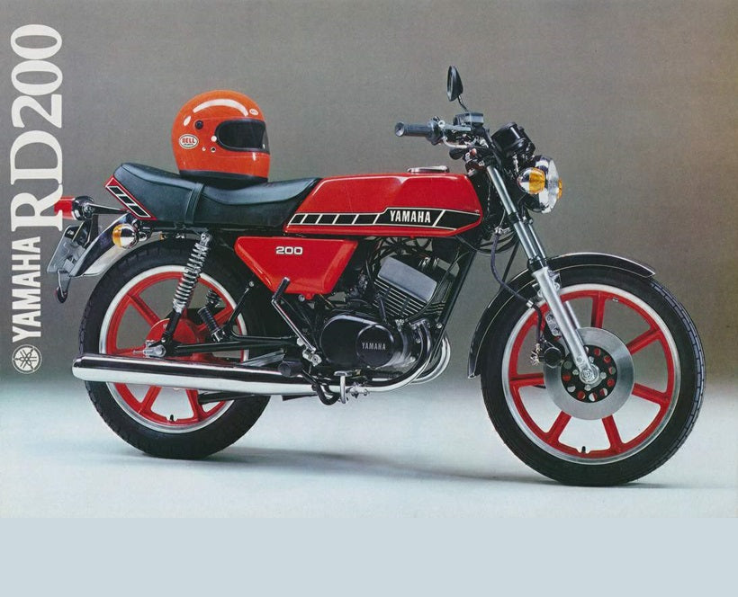 1975on Yamaha RD200 DX RD200DX Service Manual