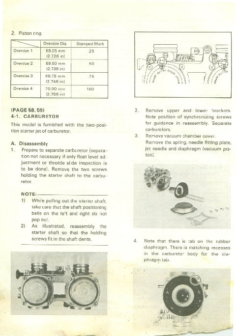 1976-1977 Yamaha XS360 2D XS 360 Service Manual