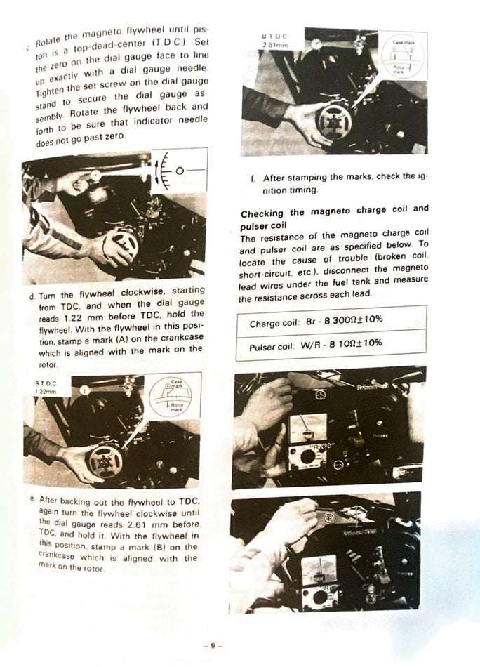 1980-1983 Yamaha DT100 DT 100 Service Manual