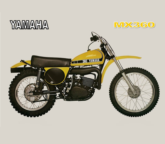 1973-1974 Yamaha MX360 MX 360 360cc Service Manual
