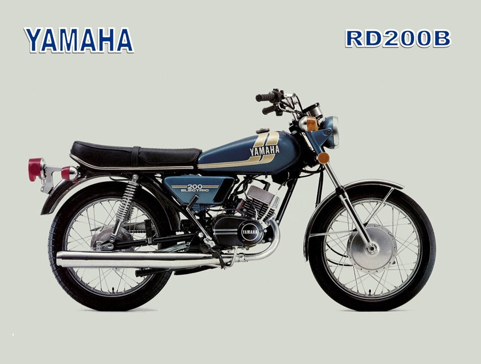 1973-1976 Yamaha RD200 RD200B Service Manual