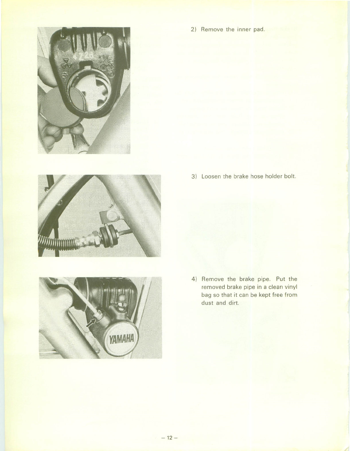 1975on Yamaha RD200 C RD200C Service Manual