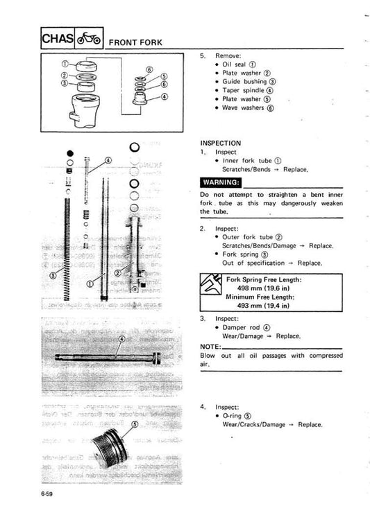 1984-1986 Yamaha RD500LC RD500 LC Service Manual