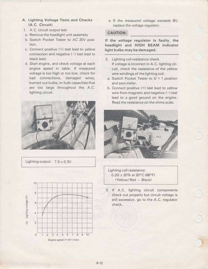 1979on Yamaha RX 50 RX50 Special Service Manual