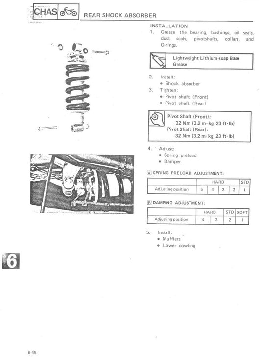 1984-1986 Yamaha RZ500LC RZ500 LC Service Manual