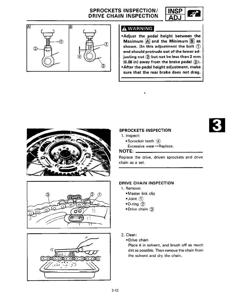 1991-1993 Yamaha WR500 WR 500 Service Manual